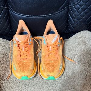 Hoka Men Vibrant Orange Sneakers